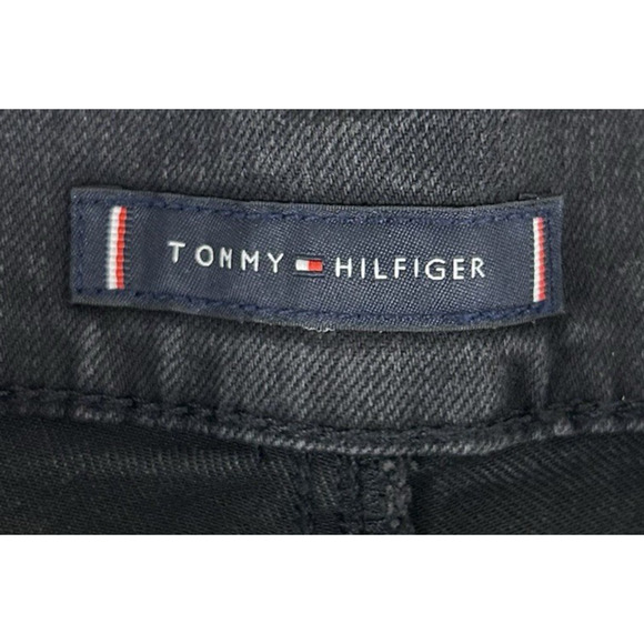 New Tommy Hilfiger THFlex Slim Mens Black Size 38x32 Jeans Stretch Denim NWT1092 - Picture 7 of 14